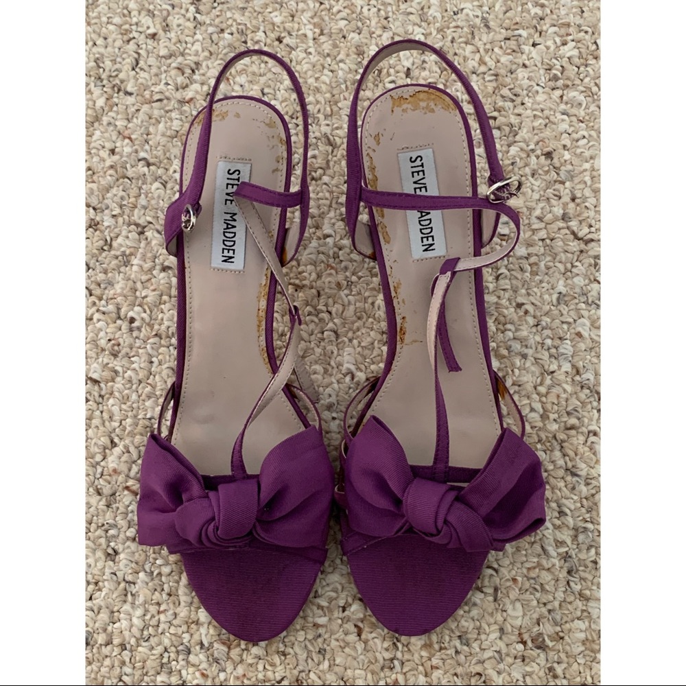 Steve Madden Purple Heeled Sandals
